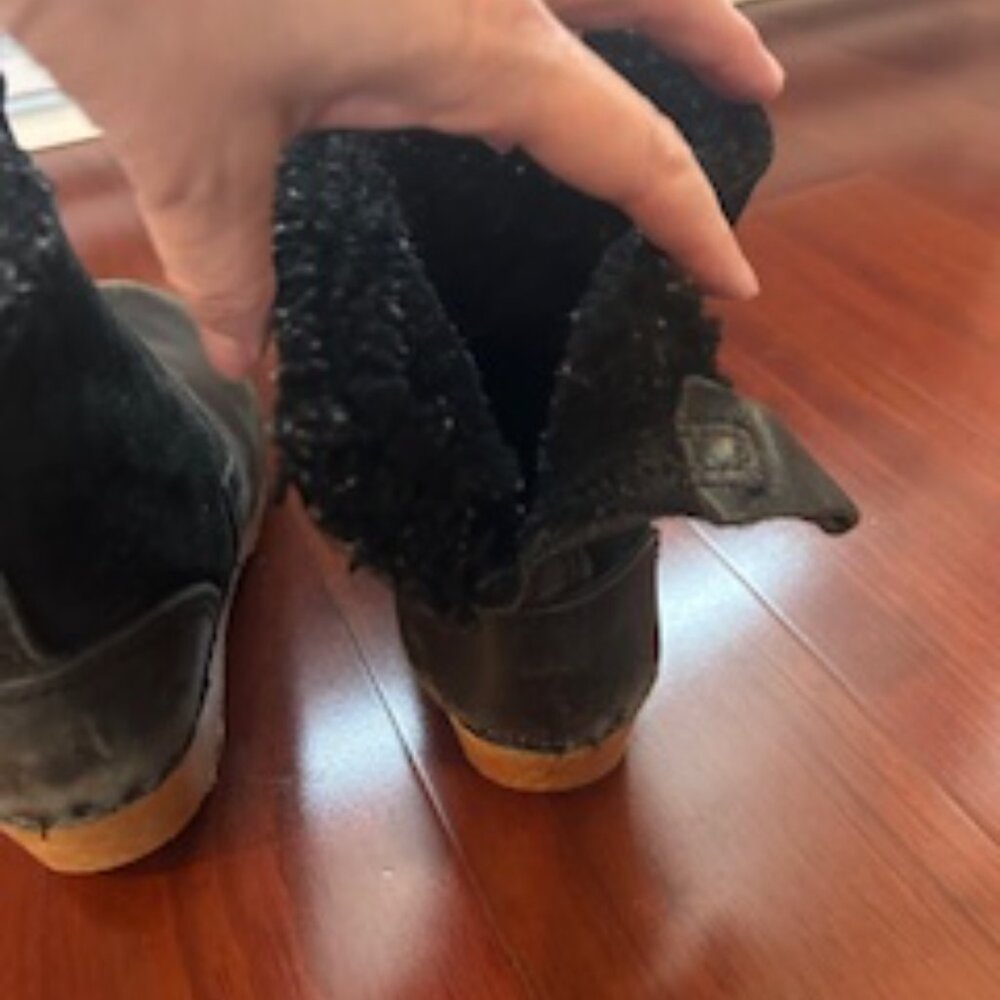 2 Pairs of Used No6 Clog Boots Size 37 Black - Picture 11 of 11